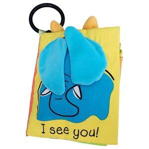 Parents Play & Learn Cloth Colorful Stroller Book Peek A Boo I See You Interacti
